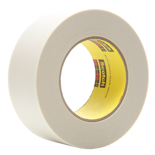3Mâ„¢ Glass Cloth Tape 361, White, 2 in x 60 yd, 6.4 mil, 24 Roll/Case