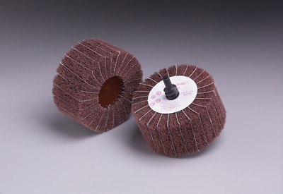 Scotch-Brite™ Roloc™+ Combi-R Wheel 80679, 2-1/2 in x 1-1/4 in P120 X-weight, 10 ea/Case