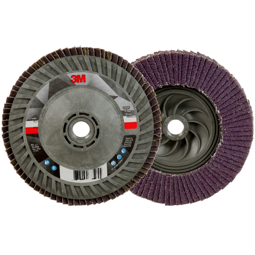 3M™ Flap Disc 769F, 29883, 40+, T27, 4-1/2 in x 7/8 in, 10 ea/Case