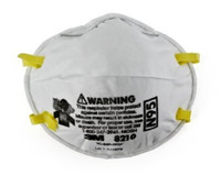 3M™ Particulate Respirator 8210, N95, 160 EA/Case