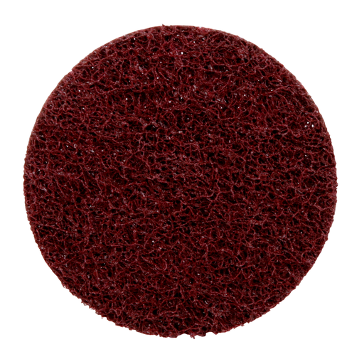 Standard Abrasivesâ„¢ Quick Change Surface Conditioning GP Disc, 840488, A/O MED, TR, Maroon, 3 in, Die Q300V, 25/Car, 250 ea/Case