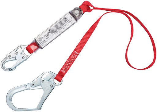 3M™ Protecta® Shock Absorbing Lanyard 1340125, Rebar Hook, 6ft (1.8m)