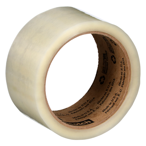 Scotch® Box Sealing Tape 371, Clear, 48 mm x 50 m, (6 Roll/Pack) 36/Case (2592 Roll/Pallet)