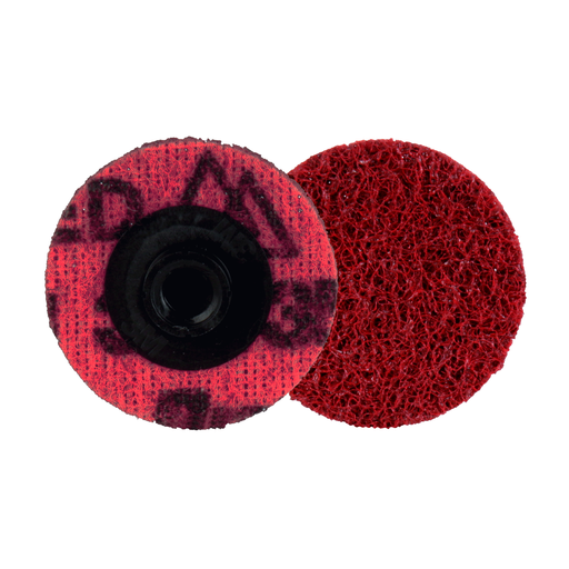 Scotch-Briteâ„¢ Rolocâ„¢ Precision Surface Conditioning Disc, PN-DS, Medium, TS, 2 in, 50/Carton, 200 ea/Case, Dispenser Pack