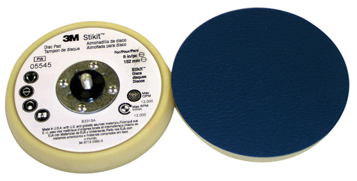 3M™ Stikit™ Low Profile Finishing Disc Pad 05545, 5 in x 11/16 in 5/16-24 External, 10 ea/Case