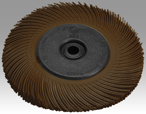 Scotch-Brite™ Radial Bristle Brush, 6 in x 1/2 in x 1 in 36 With Adapter, 5 ea/Case