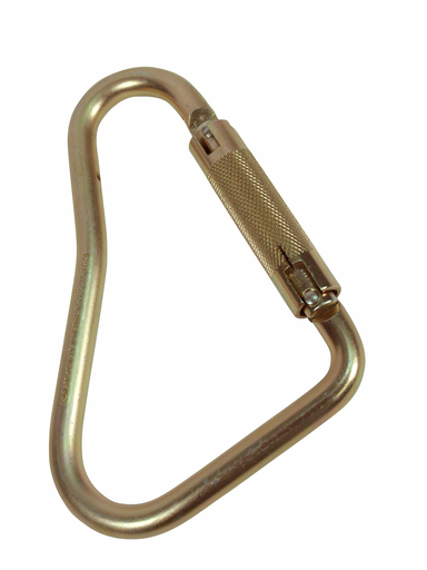 3M™ DBI-SALA® Self-Closing/Locking Carabiner 2000041, Zinc Plated Steel, 2 1/8 in Gate