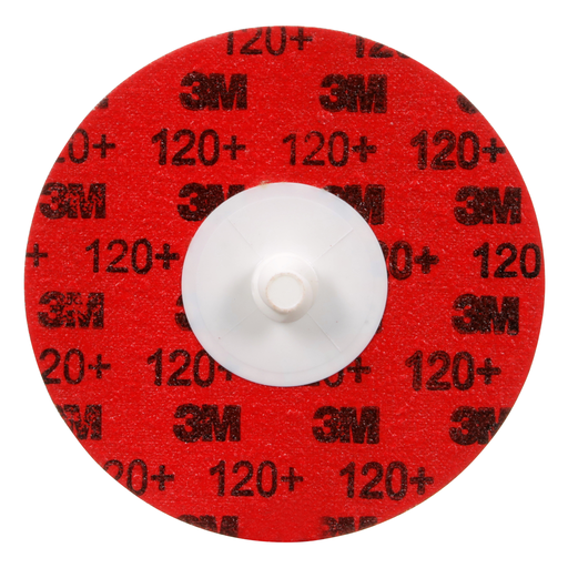 3M™ Cubitron™ II Roloc™ Durable Edge Disc 984F, 120+ YF-weight, TR, Maroon, 3 in, Die R300V, 50/Carton, 200 ea/Case