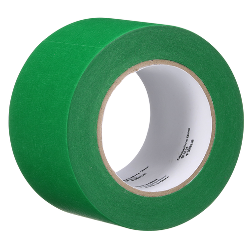 3M™ UV Resistant Green Masking Tape, 72 mm x 55 m, 24 Rolls/Case