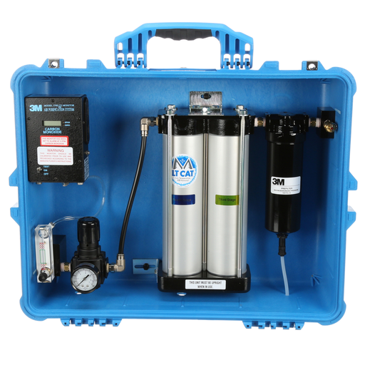 3M™ Portable Compressed Air Filter and Reg Panel 256-02-00, 50 cfm, 4 outlets, w/Carbon Monoxide Filtration and Monitor 1 EA/Case