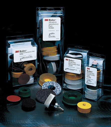 3M™ Roloc™ Bristle Disc Kit 983BS, 3 in, 5 Packs/Case