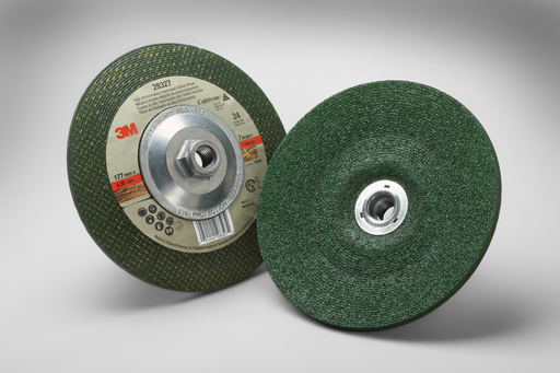 3Mâ„¢ Green Corpsâ„¢ Depressed Center Wheel, 36, 4-1/2 in x 1/4 in x 5/8 in-11 Internal, 10/Carton, 40 ea/Case