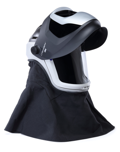 3M™ Versaflo™ Resp M-Series Helmet Assembly with Flame Resistant Shroud and Speedglas™ Welding Shield, M-407SG, No ADF, 1 EA/Case
