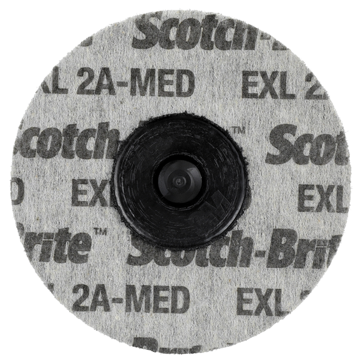 Scotch-Briteâ„¢ Rolocâ„¢ EXL Unitized Wheel, XL-UR, 2A Medium, TR, 3 in, 10/Carton 40 ea/Case