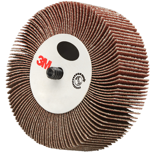 3M 7100176128 Flap Wheel 244D Type 84 Aluminum Oxide 60 Grit 3 in x 1 in x 1/4 in-20