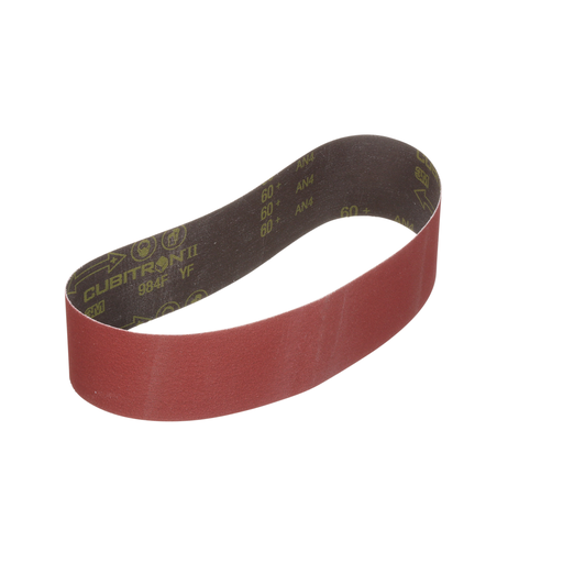 3M™ Cubitron™ II Cloth Belt 984F, 36+ YF-weight, 3 in x 79 in, Film-lok, Single-flex