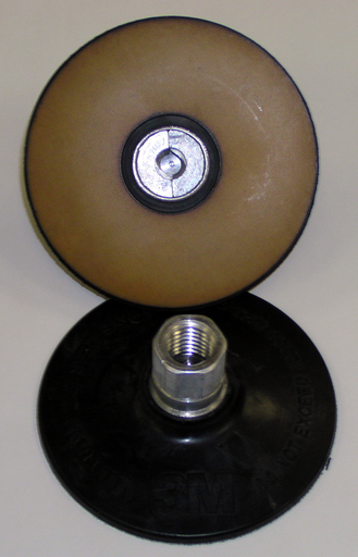 3M™ Roloc™ Disc Pad TR 83980, Extra Hard 4 in 5/8 in-11 Internal, 5 ea/Case