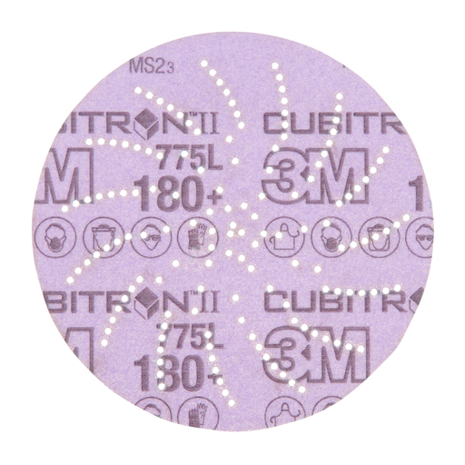 3M Xtract™ Cubitron™ II Film Disc 775L, 180+, 5 in, Die 500LG, 50/Carton, 250 ea/Case