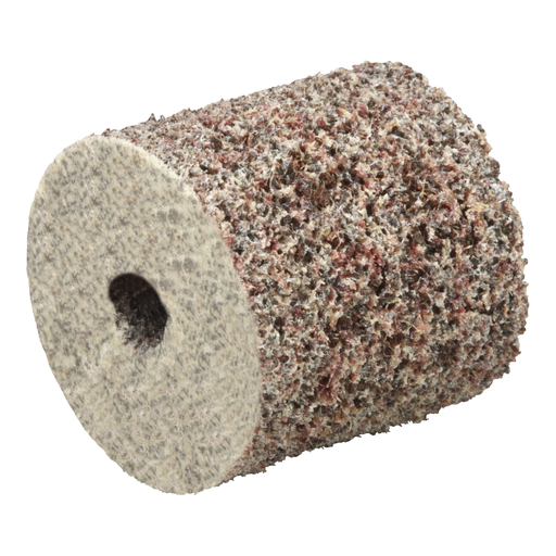 Scotch-Brite™ EXL Unitized Wheel, XL-UW, 8A Coarse, 1 in x 1 in x 3/16 in, 50 ea/Case