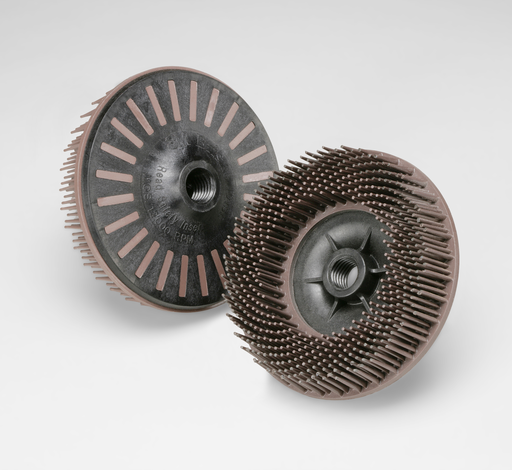 Scotch-Briteâ„¢ Bristle Disc, 36, 4-1/2 in x 5/8 in-11 Internal, 5/Carton 10 ea/Case