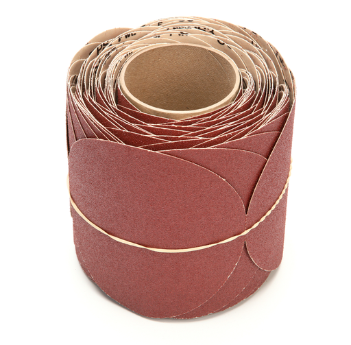 3Mâ„¢ Stikitâ„¢ Paper Disc Roll 763U, 80 F-weight, 6 in x NH, Die 600Z, 100 Discs/Roll, 4 Rolls/Case