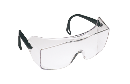 3M™ OX™ Protective Eyewear 2000, 12166-00000-20 Clear Anti-Fog Lens, Black Secure Grip Temple 20 EA/Case