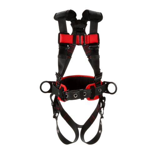 3M™ Protecta® Construction Style Positioning Harness 1161309, Black, Medium/Large