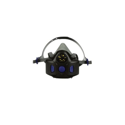 3M™ Secure Click™ Half Facepiece Reusable Respirator with Speaking Diaphragm HF-802SD, Medium, 10 ea/Case