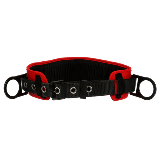 3M™ Protecta® Tongue Buckle Positioning Belt with Hip Pad 1091014, Red, Medium/Large