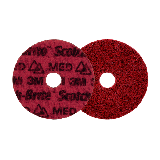 Scotch-Briteâ„¢ Precision Surface Conditioning Disc, PN-DH, Medium, 4-1/2 in x 7/8 in, 50 ea/Case