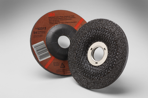 3M™ General Purpose Depressed Center Wheel, 24, T27, 4-1/2 in x 1/4 in x 7/8 in, 10/Carton, 40 ea/Case