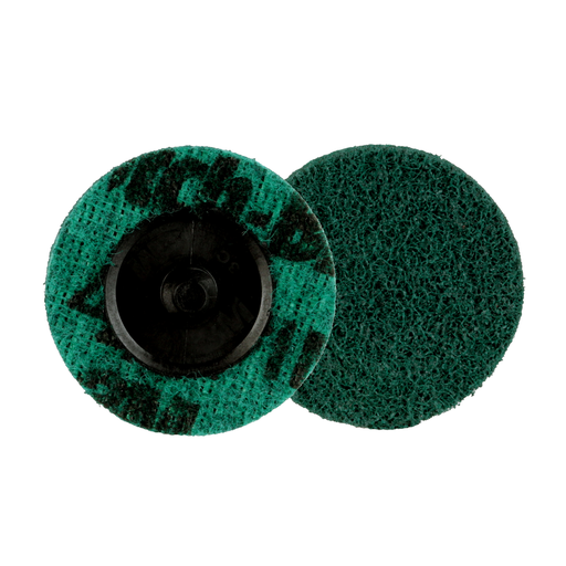 Scotch-Brite™ Roloc™ Precision Surface Conditioning Disc, PN-DR, Fine, TR, 2 in, 50/Carton, 200 ea/Case, Dispenser Pack