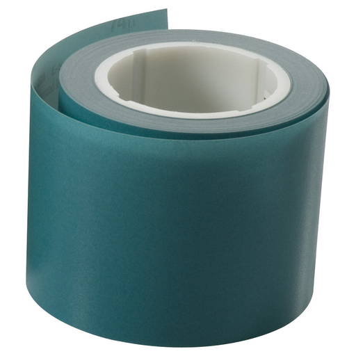 3M™ Diamond Microfinishing Film Roll 675L, 74 Mic 6MIL, Teal, 8 in x 50 ft x 3 in (203.2mmx15.25m), Keyed Core, ASO