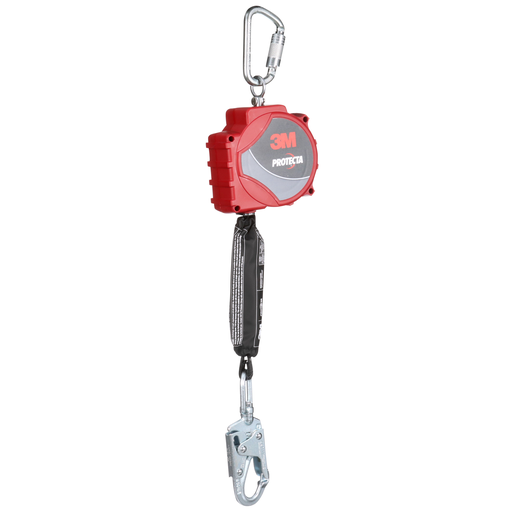 3M™ Protecta® Self-Retracting Lifeline with Carabiner 3100516, Web, Steel Swivel Snap Hook, 20 ft