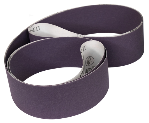 3M™ Cubitron™ II Cloth Belt 726A, 80+ J-weight, 3 in x 132 in, Film-lok, Full-flex, 50 ea/Case