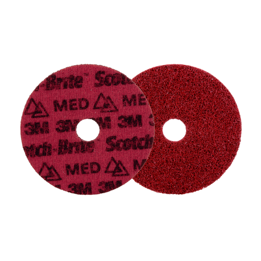 Scotch-Brite™ Precision Surface Conditioning Disc, PN-DH, Medium, 5 in x 7/8 in, 50 ea/Case