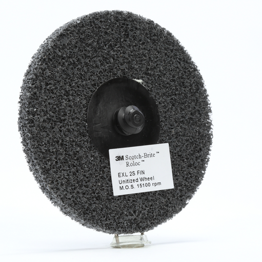 Scotch-Brite™ Roloc™ EXL Unitized Wheel, XL-UR, 2S Fine, TR, 3 in, 10/Pac 40 ea/Case