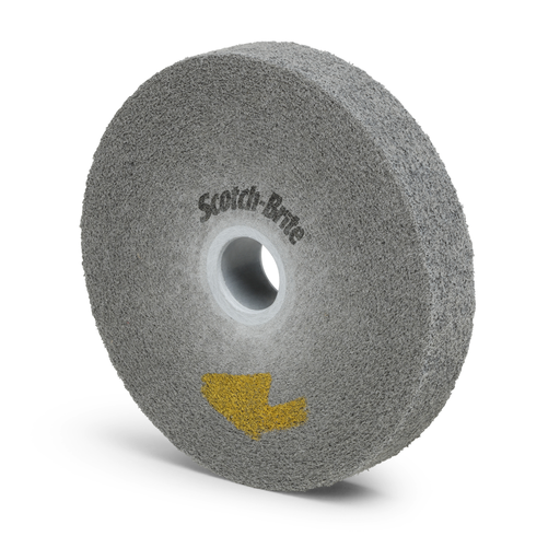 Scotch-Briteâ„¢ EXL Pro Deburring Convolute Wheel, EP-WL, 10S Fine, 6 in x 1 in x 1 in, 3 ea/Case
