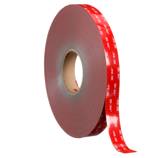 3M™ VHB™ Tape RP+110GF, Gray, 1/2 in x 36 yd, 45 mil, Film Liner, 18 Rolls/Case