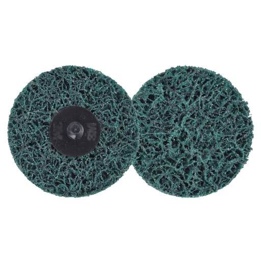 Scotch-Brite™ Roloc™ Clean and Strip XT Pro Extra Cut Disc, XC-DR, A/O XCRS, GRN, TR, Green, 3 in, DieQ300V, 10/Carton, 40 ea/Case