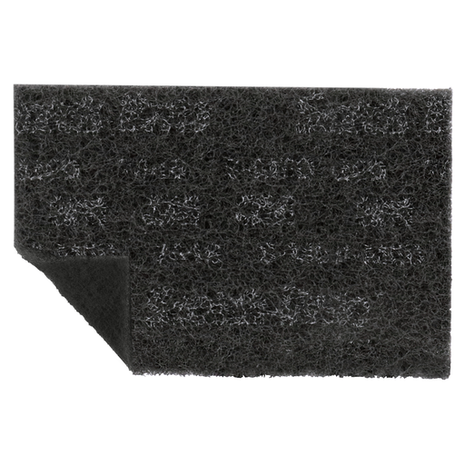 Scotch-Brite™ Blending Hand Pad 7446, HP-HP, SiC Medium, Gray, 6 in x 9 in, 20/Pac, 40 ea/Case