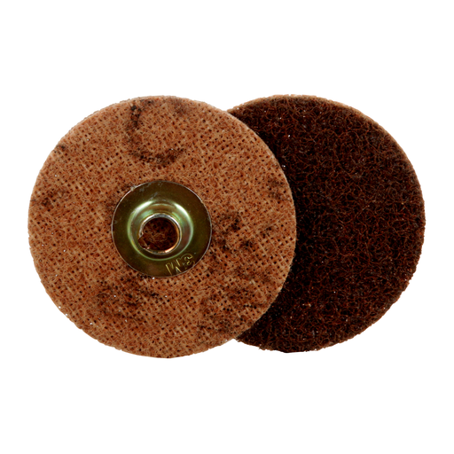 Scotch-Brite™ Roloc™ Surface Conditioning Disc, SC-DM, A/O Coarse, TSM, 3 in, 25/Carton, 100 ea/Case
