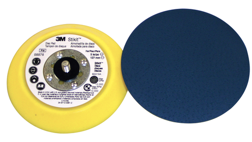 3M™ Stikit™ Disc Pad 05575, 5 in x 3/4 in x 5/16-24 External, 10 ea/Case