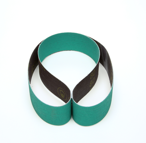 3M™ Cloth Belt 577F, 80 YF-weight, 2 in x 48 in, Film-lok, Single-flex, 25/Pac, 50 ea/Case