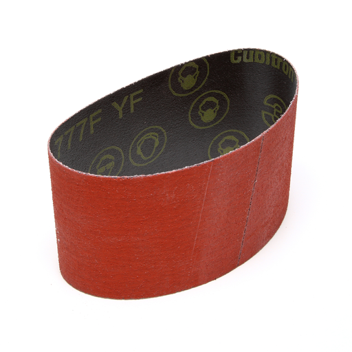 3M™ Cloth Belt 777F, 80 YF-weight, 3-1/2 in x 15-1/2 in, Fabri-lok, Single-flex, 50 ea/Case
