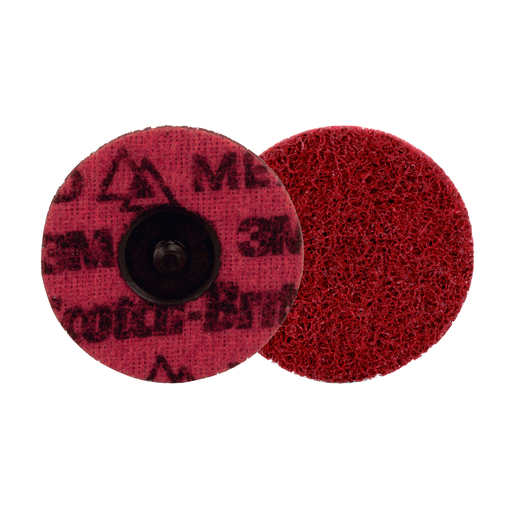 Scotch-Brite™ Roloc™ Precision Surface Conditioning Disc, PN-DR, Medium, TR, 3 in, 25/Carton, 100 ea/Case, Dispenser Pack