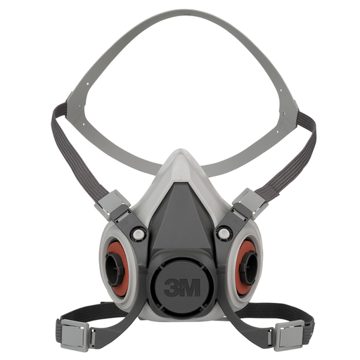 3M™ Half Facepiece Reusable Respirator 6100/07024(AAD), Small, 24 ea/Case