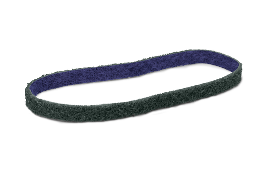 Scotch-Brite™ Durable Flex Low Stretch Belt, DF-BL, A/O Fine, 1/2 in x 18 in, 20 ea/Case