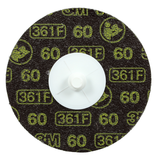 3M™ Roloc™ Disc 361F, 60 YF-weight, TR, 2 in, Die R200P, 50/Carton, 200 ea/Case