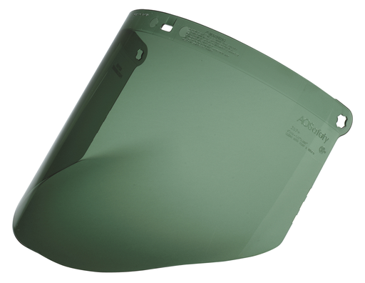 3M™ Polycarbonate Faceshield WP96C, Dark Green, 82702-00000, Molded 10 EA/Case
